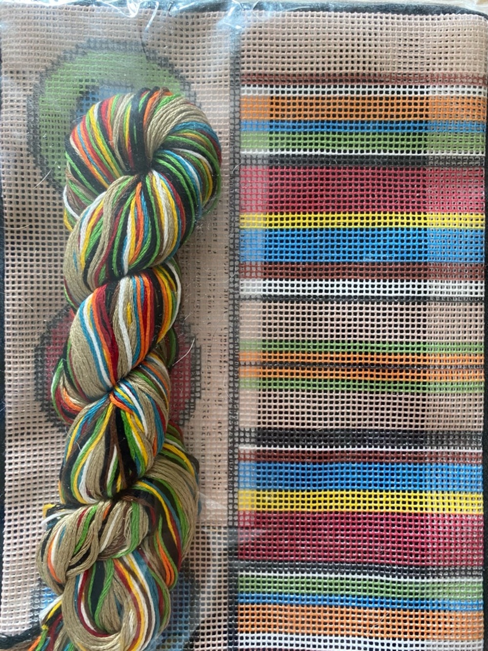 Stitch & Zip Needlepoint Kit. Case for Electronic Book (6” x 9” finished size) - Picture 8 of 10